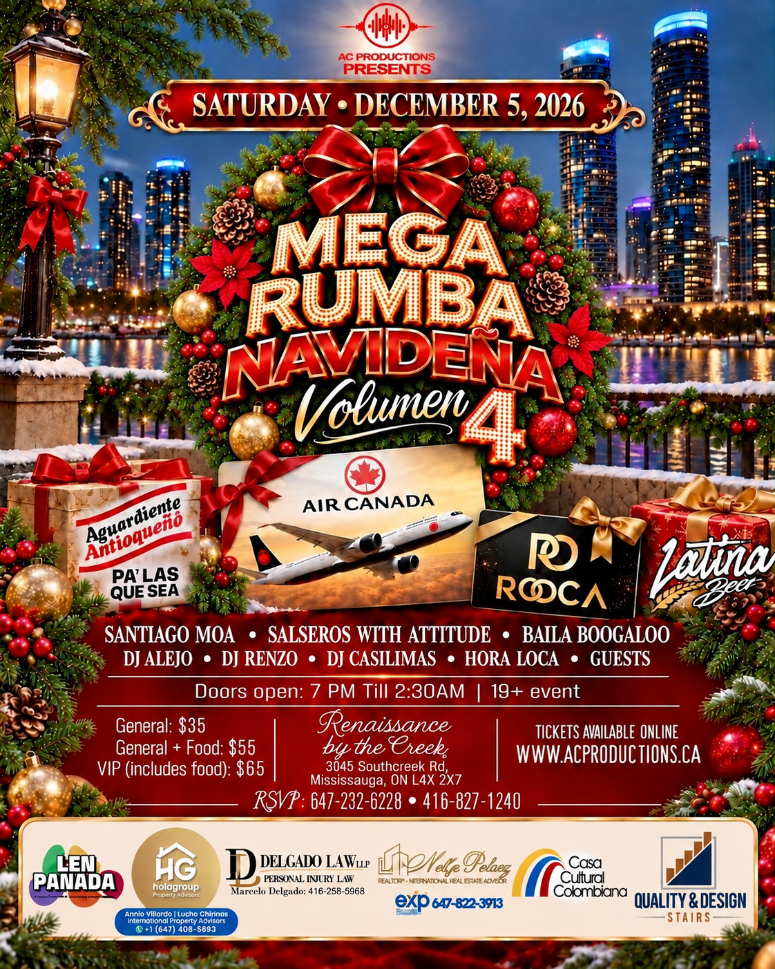 GENERAL TICKETS + FOOD 🎄🔥MEGA RUMBA NAVIDEÑA VOL. 4 🔥🎄