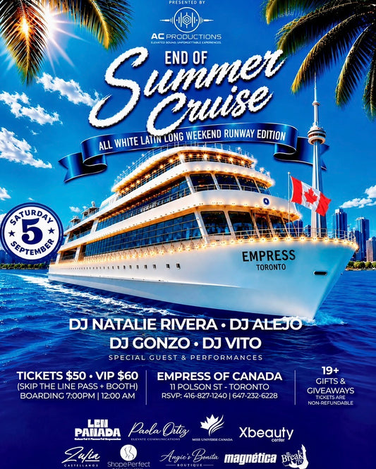 VIP + Booth End of Summer Cruise